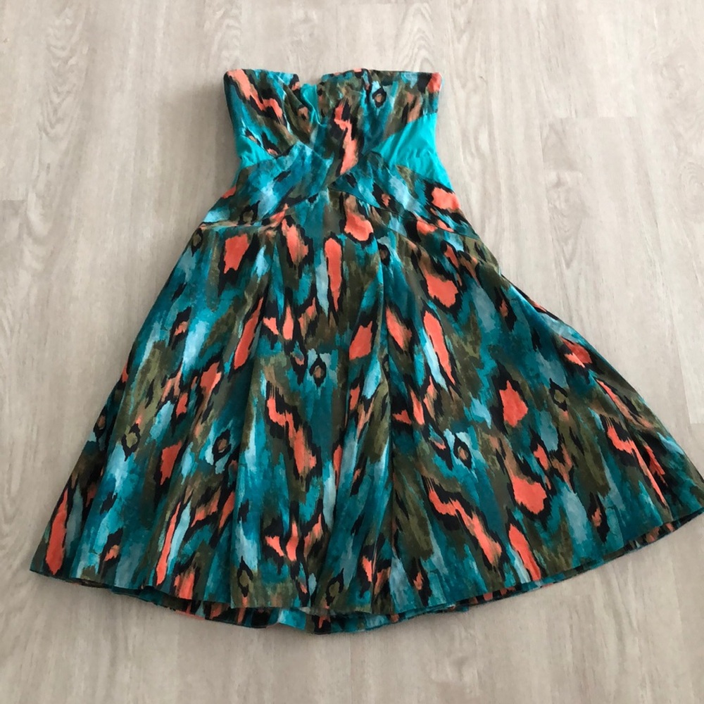 Anthropologie Girls from Savoy strapless dress